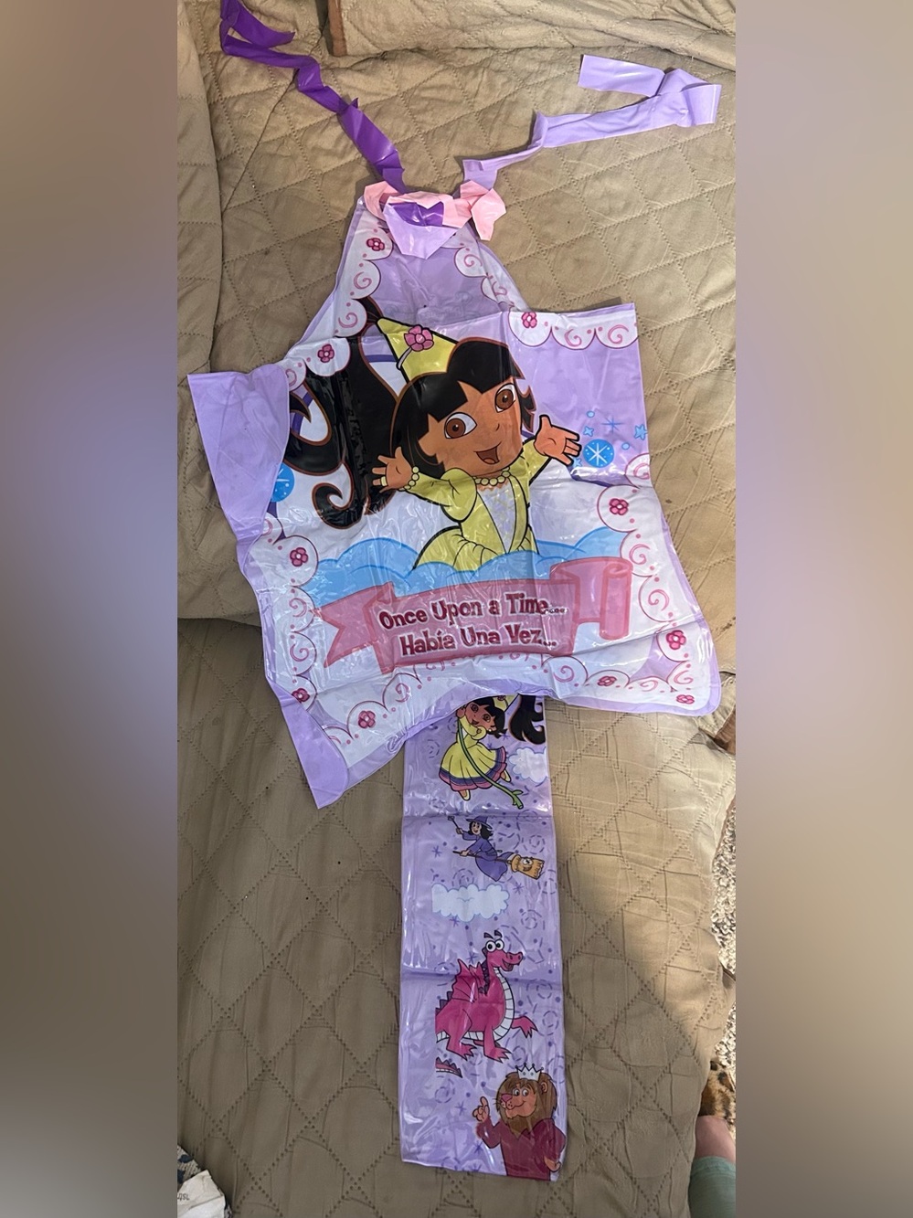 Vintage 2006 Dora the Explorer Princess Inflatable Star Wand Toy